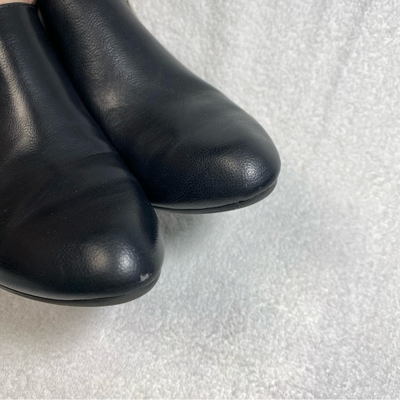 Adrienne Vittadini Midge Shoes booties Size 7 Black Side zipper 2 inch heal - Picture 12 of 16